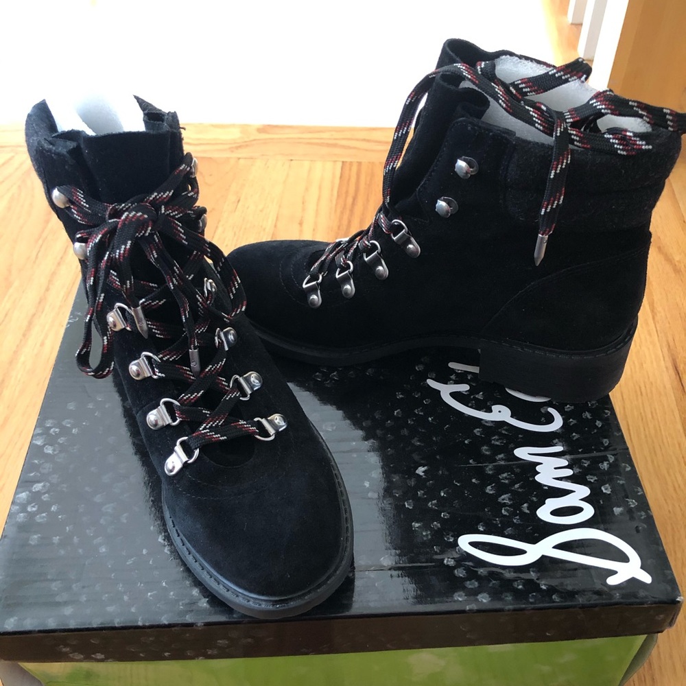New In Box! ✨ Sam Edelman Darrah Suede & Wool Hiker Boots